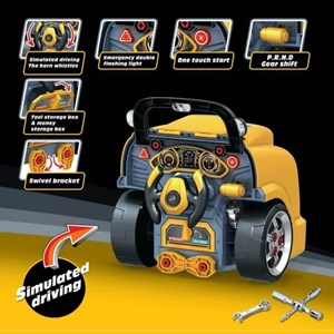 اسباب بازی موتور خودرو Motor Car Engine مدل کاپوت اتوبوس مدرسه Repair Truck School Bus Set _اسباب بازی ماشین